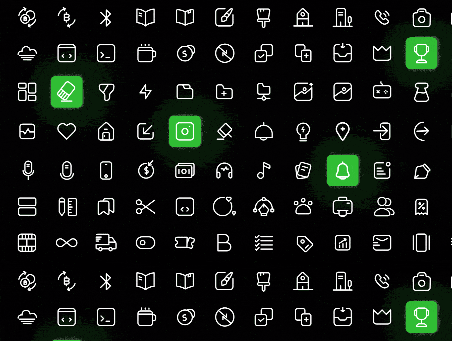 آیکون های متحرک المنتور