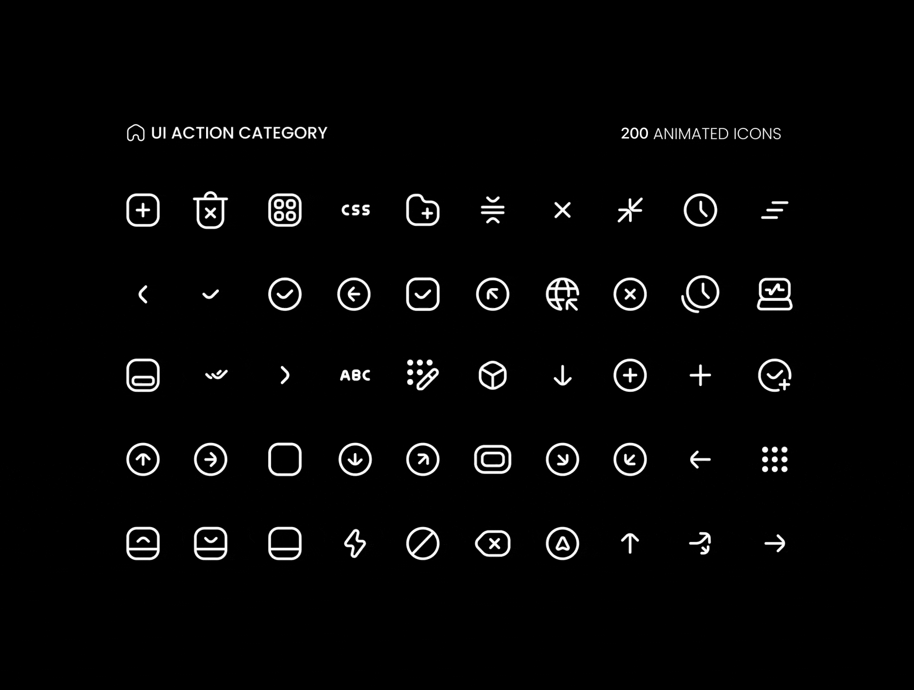 200 آیکون متحرک گوگل متریال 1 دمو آیکون های گوگل متریال