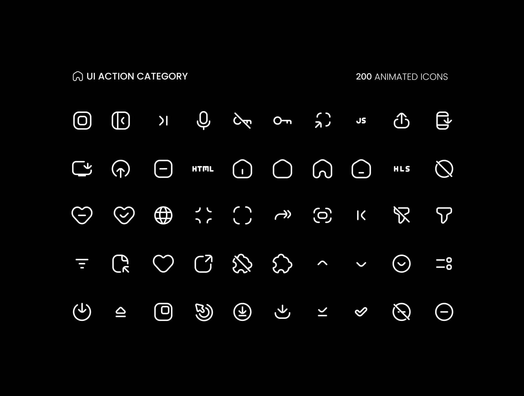 200 آیکون متحرک گوگل متریال 2 دمو آیکون های متحرک گوگا متریال