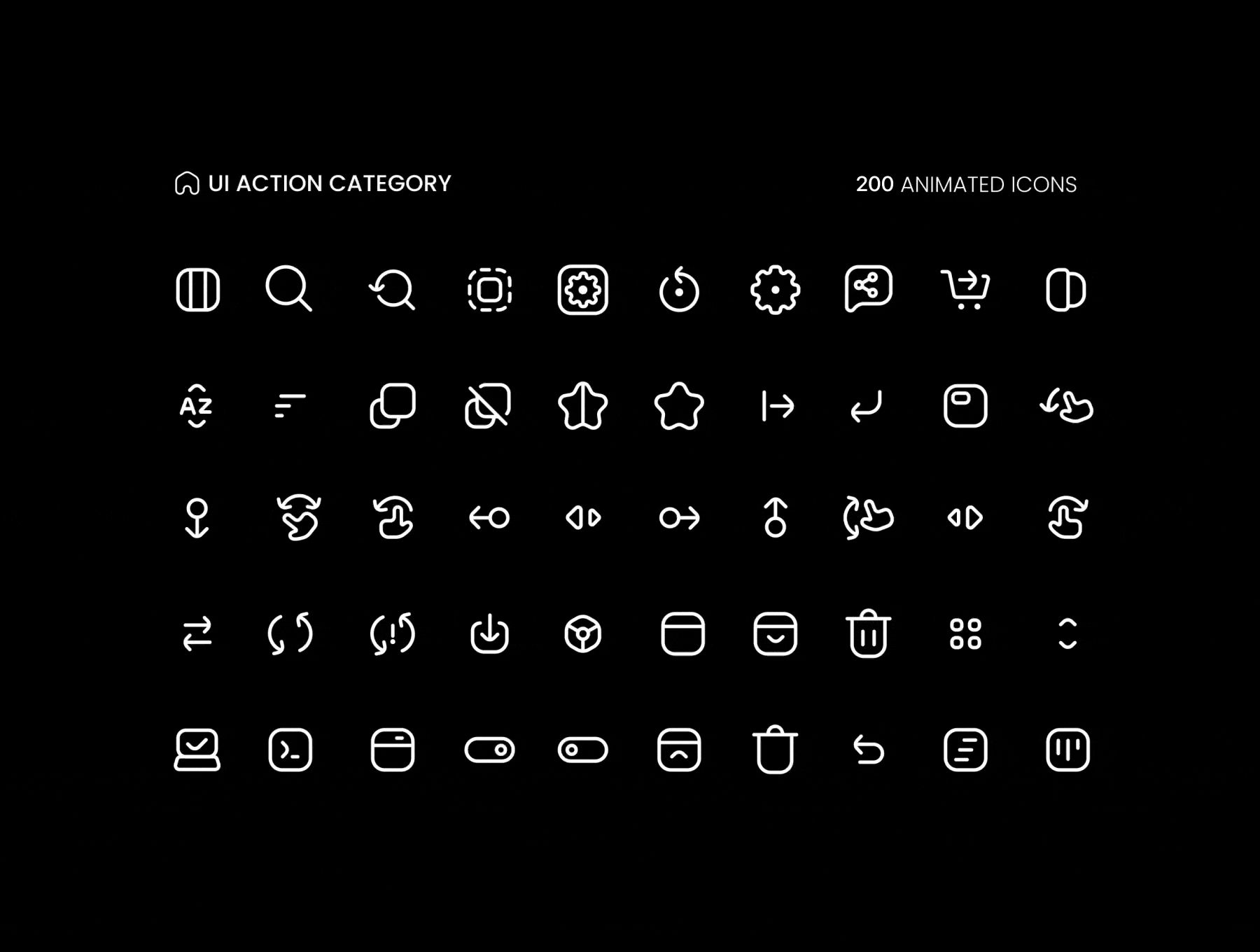 200 آیکون متحرک گوگل متریال 3 دمو آیکون های متحرک گوگل متریال
